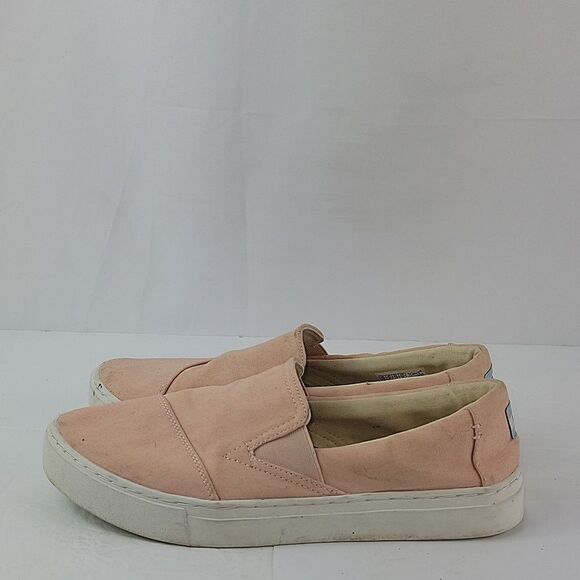 Toms Salmon Luca Canvas Wrapped Round-Toe Slip-On Sneakers - Picture 6 of 13